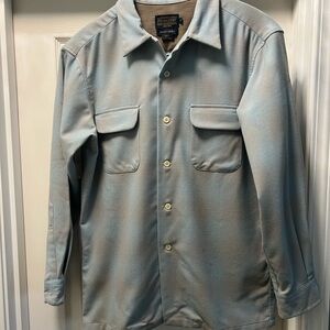 Pendleton Light Blue Shirt Jacket
